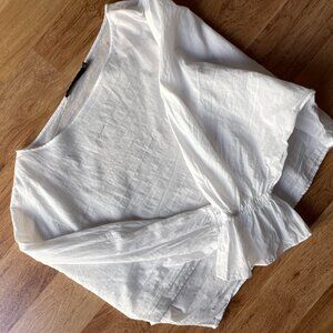 Jenni Kayne Cape Blouse - White